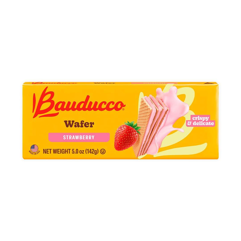 Bauducco Chocolate Wafers - Crispy Wafer Cookies With 3 Delicious, Indulgent, Decadent Layers of Chocolate Flavored Cream - Delicious Sweet Snack or Desert - 5.0 oz (Pack of 1)