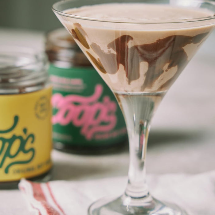Coop's Vegan Hot Fudge Sauce 10.6 OZ (Pack of 6) - Gluten Free Vegan, Kosher, Non GMO, Gourmet, All Natural, Plant Based Dairy Free Whipped Topping