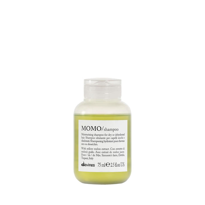 Davines MOMO Moisturizing Shampoo & Conditioner for Dry, Dehydrated Hair, Add Softness & Shine, Detangling Formula