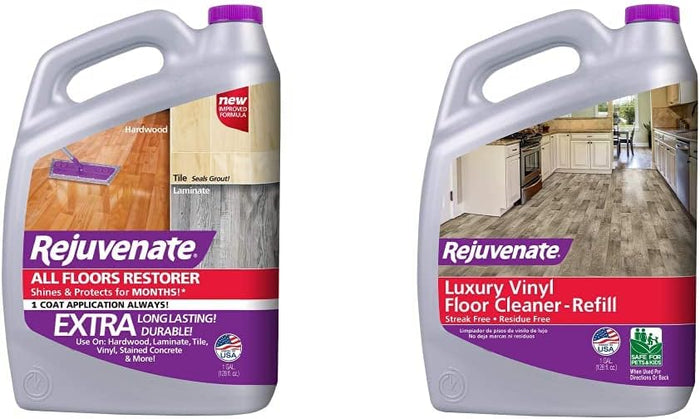 Rejuvenate All Floors Restorer and Polish Fills in Scratches Protects & Restores Shine No Sanding Required