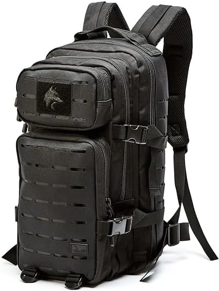 WOLF TACTICAL Molle Backpack Small Tactical Backpack Small Concealed Carry Backpack CCW Backpack Bug Out Bag 24L EDC Daypack