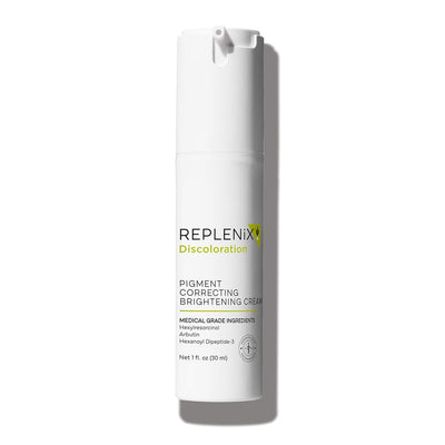 Replenix Pigment Correcting Brightening Cream, Medical-Grade Hydrating Face Moisturizer for Skin Discoloration (1 oz)