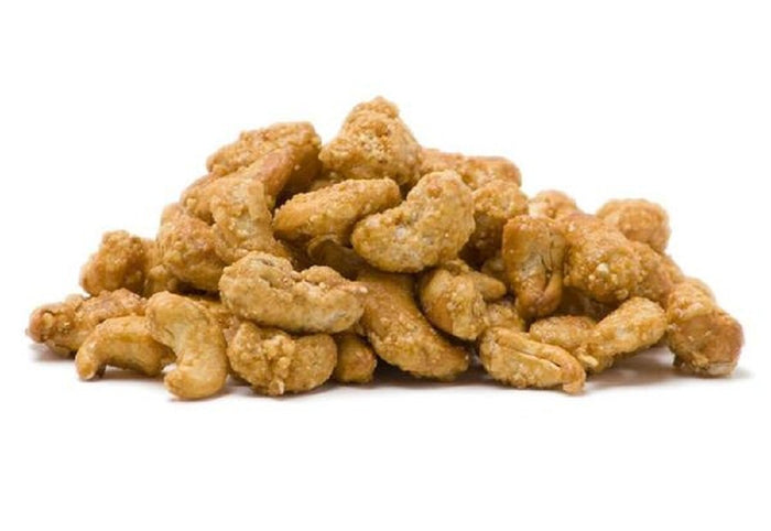 Gourmet Toffee Coated Cashews by Its Delish - 1 lb Bulk Bag, Sweet Crunchy Caramelized Cashew Nuts Snack