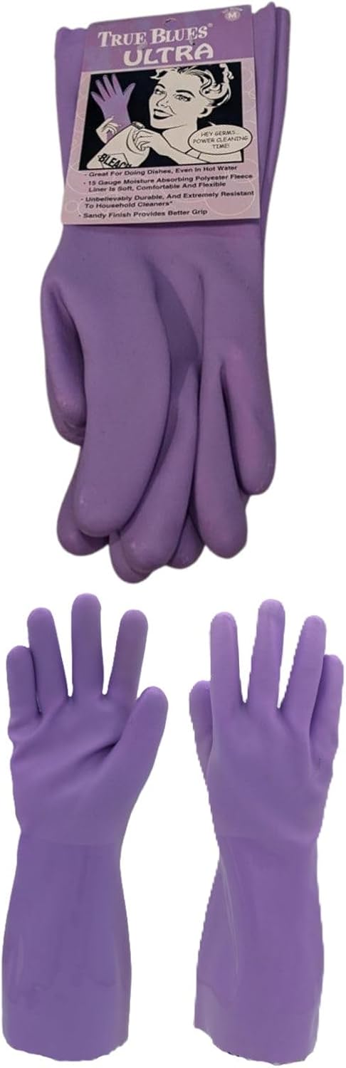Star Kitchen & Home True Blues Ultra Lavender Household Cleaning Gloves