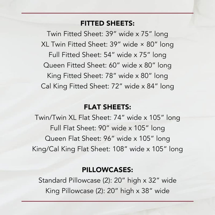 Red Land Cotton Luxury Sheet Set | 100% American Grown Cotton Basics | Premium Hotel Ultra-Soft Lightweight 4 Piece USA Made Deep Pocket Fitted Flat Sheet & pillowcases Percale Weave (Twin XL/Natural)