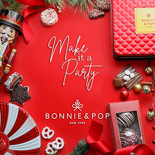Christmas Gift Basket- Gourmet Food Gifts - Plays Music - Holiday Chocolate and Candy, Sweets and Snacks- Nutcracker Suite- Bonnie and Pop