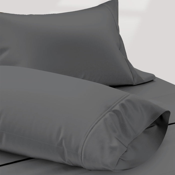TEXAS LINEN CO. 100% Egyptian Cotton Sheets King Size Set - 1200 Thread Count Egyptian Cotton Luxury Sheets King Size, 17" Deep Pocket, Soft, Cooling Sateen Weave Hotel Quality Bedding Set - Beige