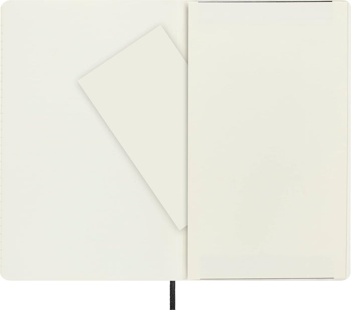 Moleskine Classic Notebook, Soft Cover, Large (5" x 8.25") Ruled/Lined, Black, 192 pages
