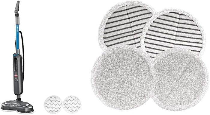 BISSELL SpinWave SmartSteam Scrubbing Steam Mop with Rotating Mop Pads