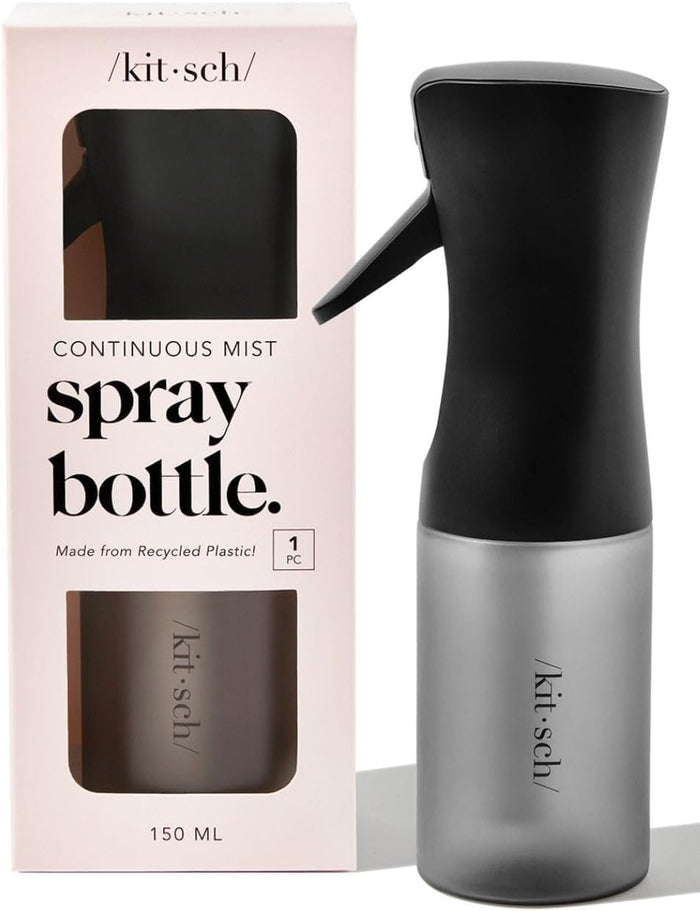 Kitsch Continuous Spray Bottle for Hair – Fine Mist Water Mister & Water Spray Bottle – Recycled Hair Spray Bottle – Spray Bottles for Cleaning, Styling, Plants & More – Terracotta, 150ml