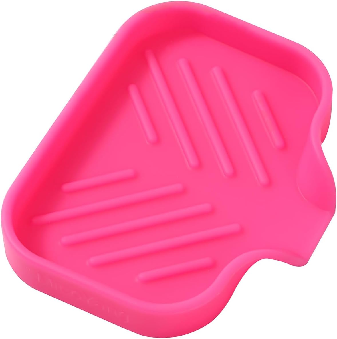 Silicone Bathroom Soap Dishes with Drain Spout-Bathroom and Kitchen Sink Organizer,Sponge Holder,Dish Soap Tray,Perfect for Dispenser,Scrubber,Bottle,Cup on Sink or Counter-Yellow 12"×4"