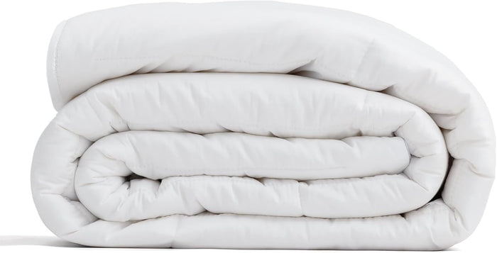 Duvet Insert 100% Cotton Comforter Shell Summer Lightweight, Australian Wool Cotton Filling, Noiseless Temperature Regulation Breathable Comfortable Wool Bedding for Luxurious Sleep Queen Size