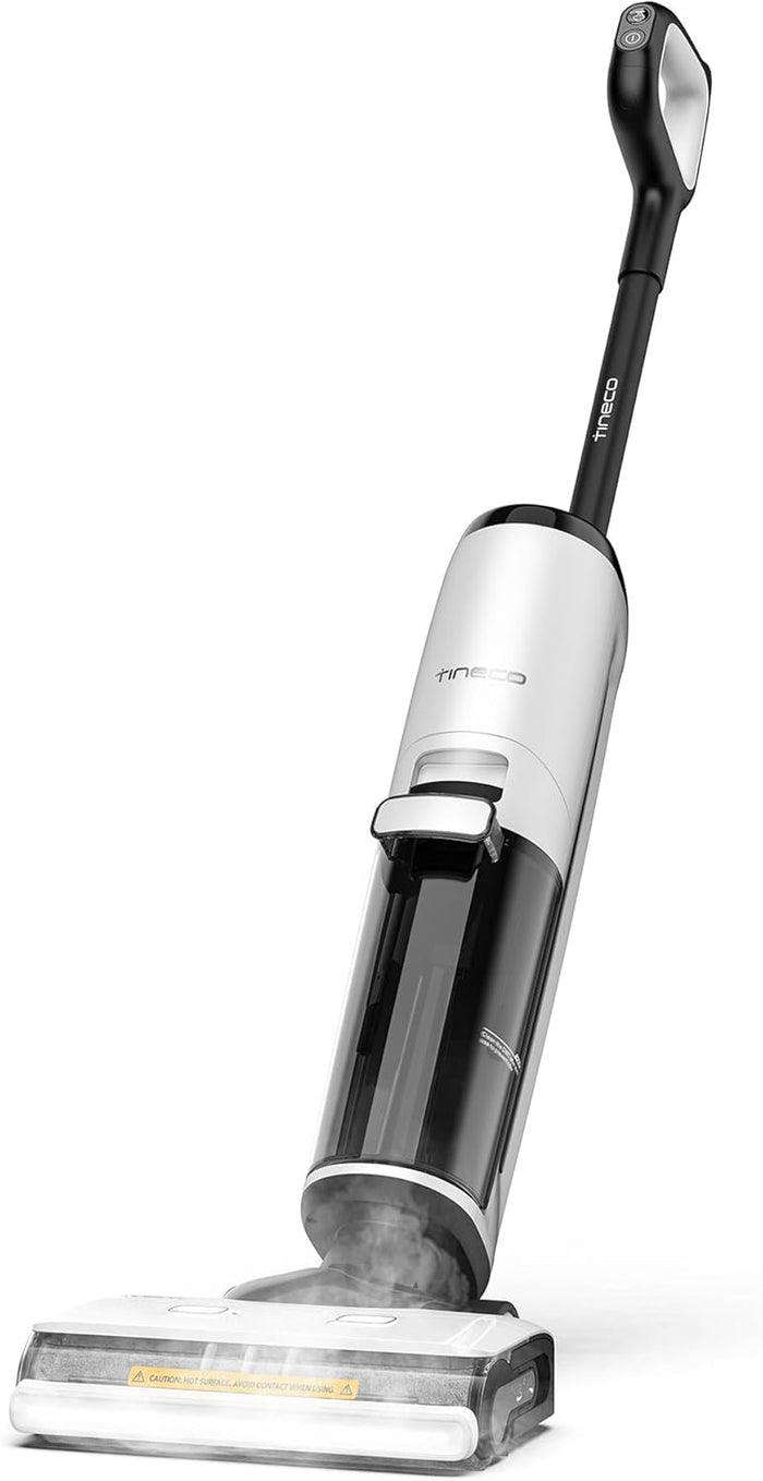 Tineco iFLOOR 5 Steam Wet Dry Vacuum All-in-one, Steam Mop Hardwood Floor Cleaner Great for Sticky Messes, 248℉ High-Temp Steam, Self-Cleaning with steam