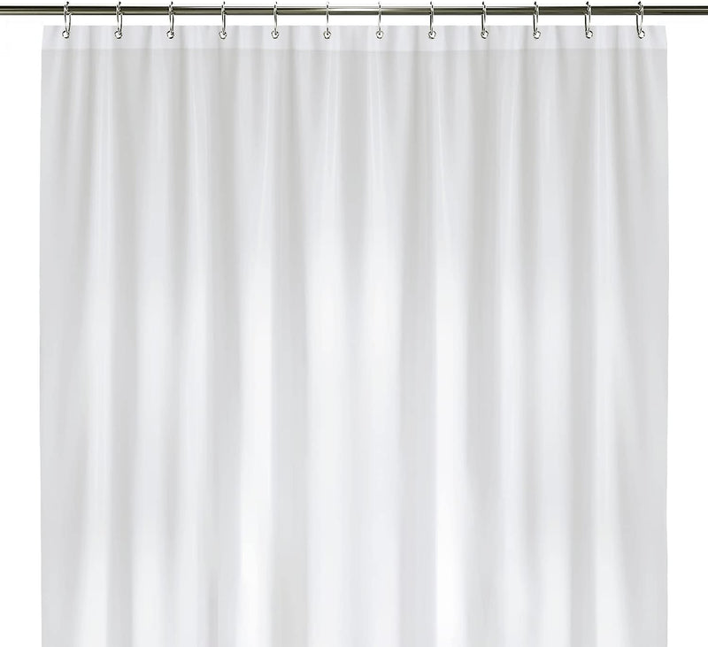 LiBa Bathroom Shower Curtain Waterproof Plastic Shower Curtain Premium PEVA Non-Toxic with Rust Proof Grommets Clear 8G Bathroom Accessories 72x72