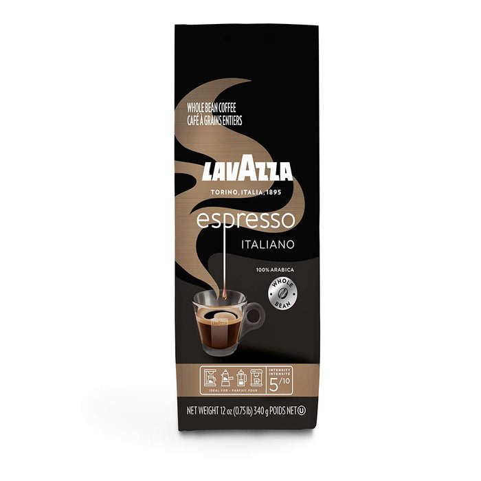 Lavazza Espresso Whole Bean Coffee, Medium Roast, 100% Arabica, 2.2 lb Bag (Pack of 1)