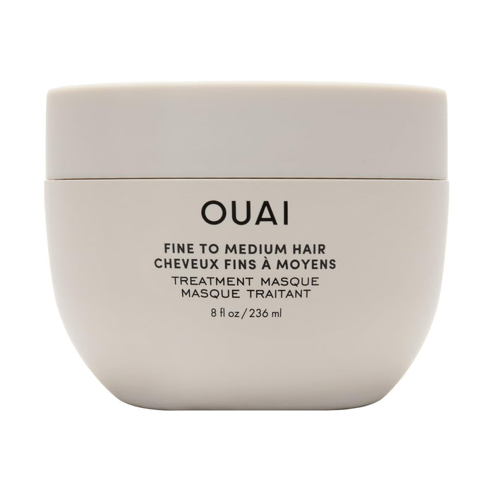 OUAI Thick Hair Mask - Deep Conditioning Hair Mask with Almond Oil, Olive Oil, & Hydrolyzed Keratin to Restore Damaged Strands - Phthalate & Paraben Free (8 fl oz)