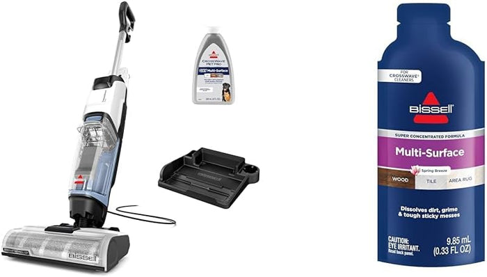 BISSELL CrossWave Edge, Multi-Surface Hard Floor Cleaner Wet Dry Vacuum with Zero-Gap Edge Technology, 4111A