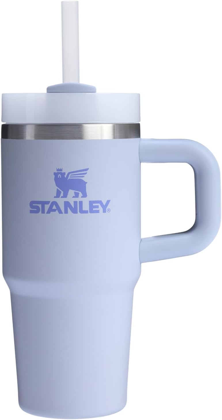 Stanley Quencher H2.0 Tumbler with Handle and Straw 30 oz | Flowstate 3-Position Lid | Cup Holder Compatible for Travel | Insulated Stainless Steel Cup | BPA-Free | Cherry Blossom
