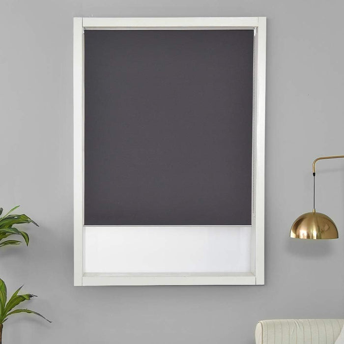 ALLBRIGHT Classic 100% Blackout Cordless Roller Shades for Windows, Spring System Roller Blinds with UV Protection Thermal Insulated, Easy to Install
