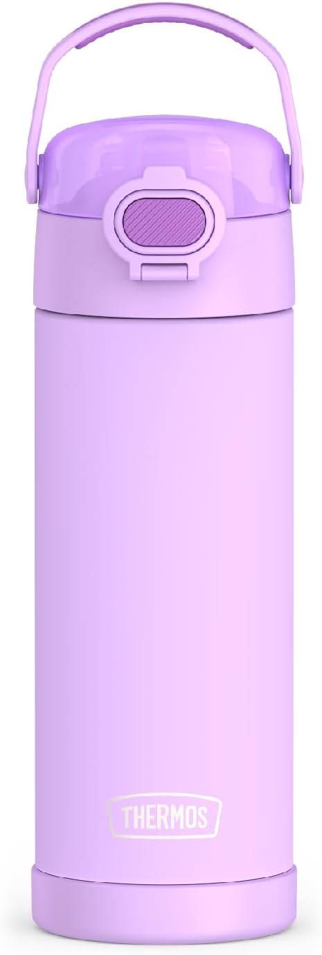 THERMOS FUNTAINER Stainless Steel Bottle 16 Ounce with Wide Spout Lid