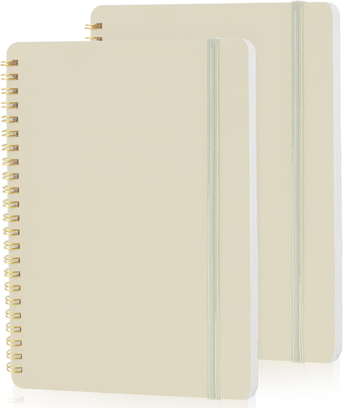 Utron 3 PCS Small Spiral Notebook 5x7, Notebooks for Note Taking, Morandi Spiral Journal Notebook, Work Notebook Small Notebooks 5x7 with Strap, Cute Notebooks for Women 70 Sheets/Note Books