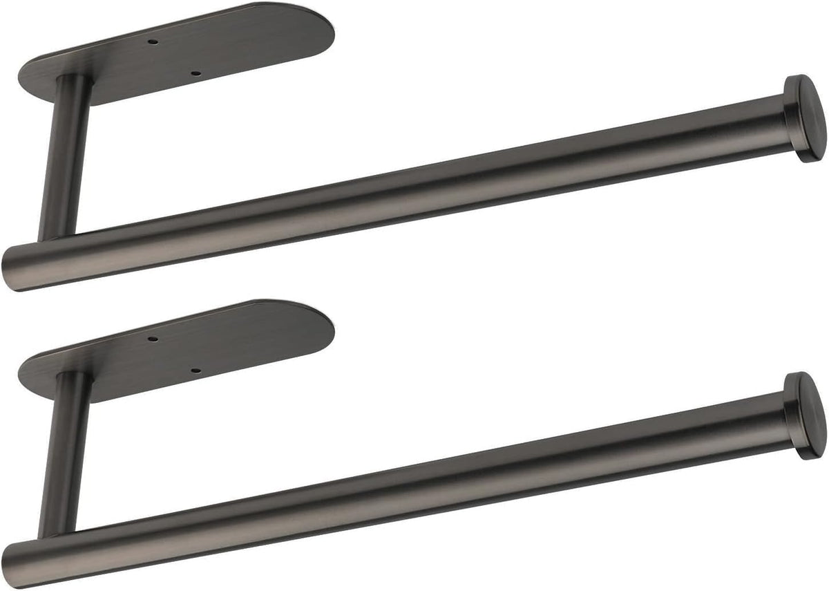 Paper Towel Holders for Kitchen,Paper Towels Bulk- Self-Adhesive Under Cabinet,Both Available in Adhesive and Screws,Stainless Steel