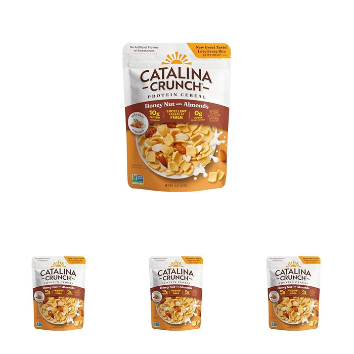 Catalina Crunch Protein Cereal | Sugar Free Breakfast Cereal with 11g of Protein | Gluten Free, Keto Friendly | Cinnamon Toast - 9 oz. Bag (Pack of 1)