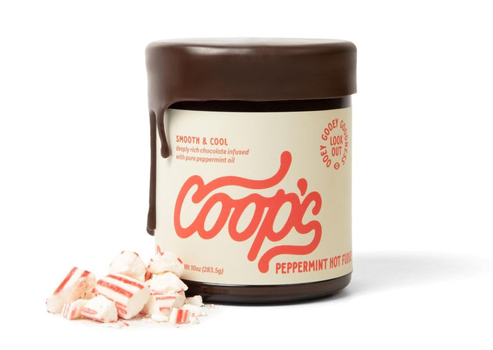 Coop's Original Hot Fudge: Gourmet, All Natural, Handcrafted, Gluten Free, Non-GMO, Chocolate Ice Cream Toppings, Sundae, Desserts, 10 Ounce