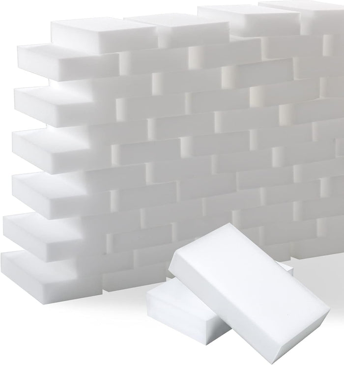 100-Pack 10x6x2cm Cleaning Sponge in Bulk Melamine Multi-Functional Sponges for Kitchen, Bathroom, Toilet