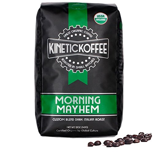 Kinetic Koffee - Breakfast Buzz Medium Roast Coffee - Whole Bean - Smooth & Balanced Flavor - 12 oz Bag – Fresh Roasted Gourmet Coffee Beans
