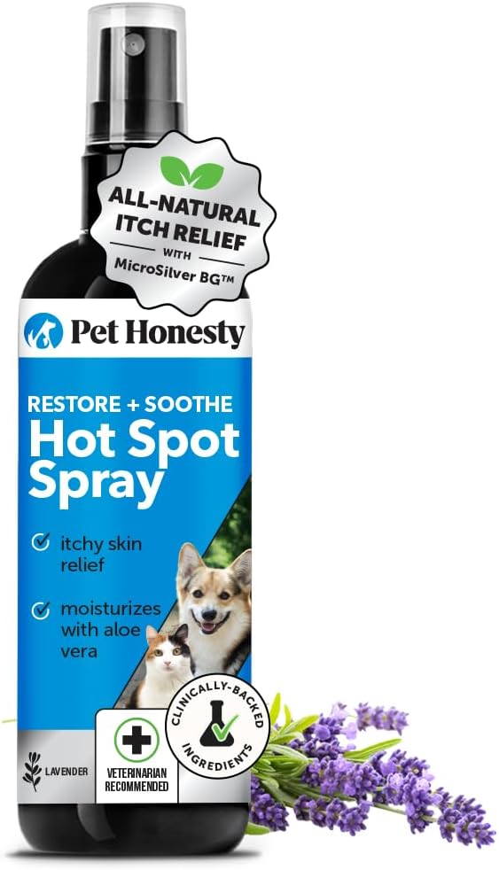 Pet Honesty Chlorhexidine Cat & Dog Seasonal Itch Relief Shampoo, for Allergies, Itching, Skin and Coat Supplement, Helps Shedding, Hot Spots, Deodorizing Dog Shampoo & Grooming Supplies,16oz