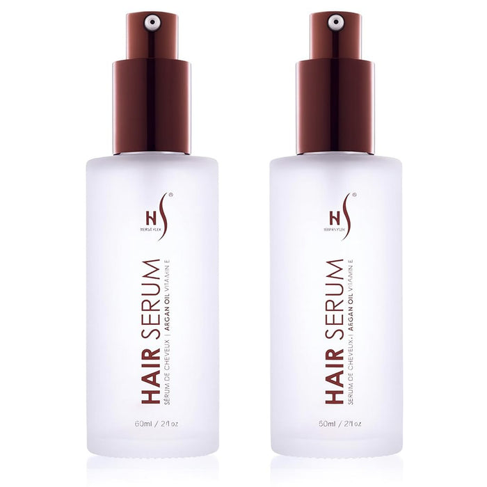 HerStyler Hair Repair Serum - Argan Oil Hair Serum for Frizzy and Damaged Hair - For Frizz, Styling and Shine - 2 Fl Oz - Pack of 1