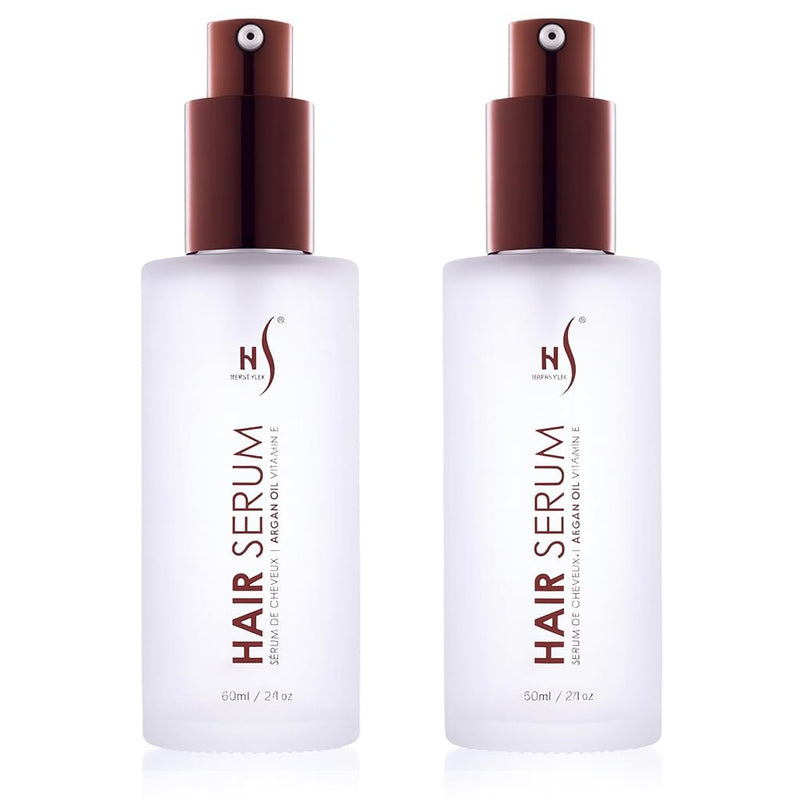 HerStyler Hair Repair Serum - Argan Oil Hair Serum for Frizzy and Damaged Hair - For Frizz, Styling and Shine - 2 Fl Oz - Pack of 1