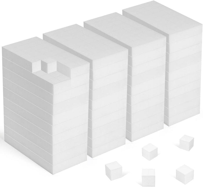 100-Pack 10x6x2cm Cleaning Sponge in Bulk Melamine Multi-Functional Sponges for Kitchen, Bathroom, Toilet
