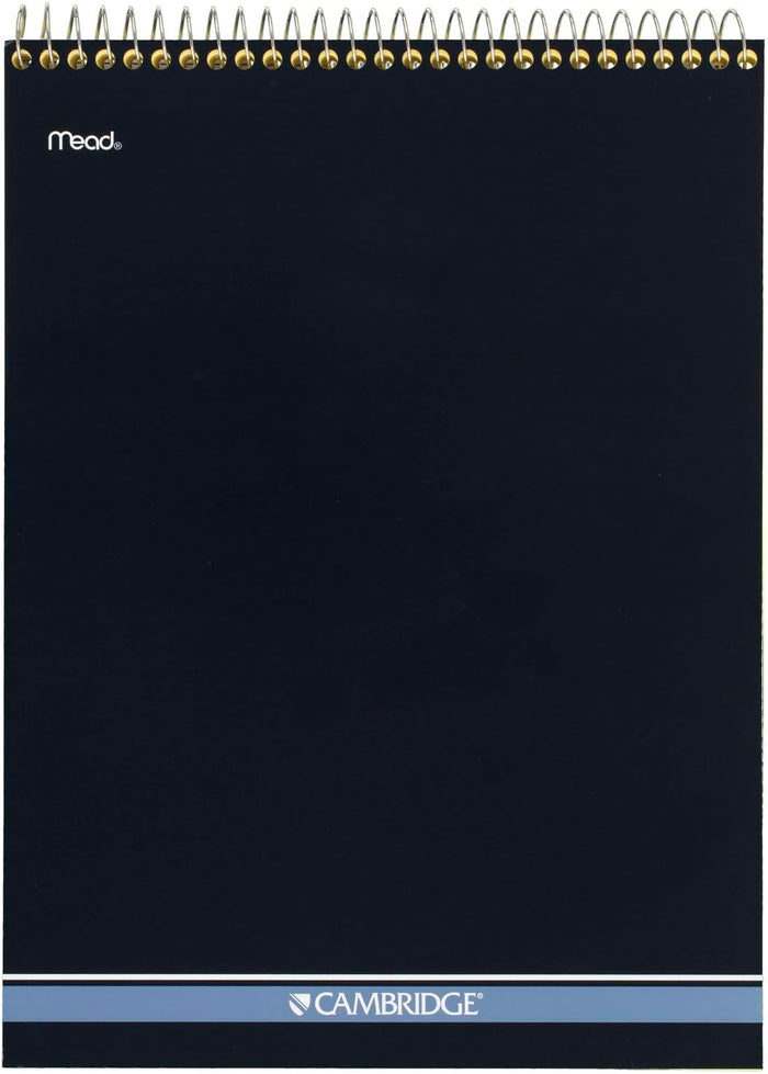 Mead Writing Pads, Wide Ruled Paper, 8-1/2" x 11", 70 Sheets, Memo Pads, Note Pads, Steno Pads, Yellow (59880)