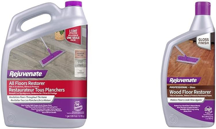 Rejuvenate All Floors Restorer and Polish Fills in Scratches Protects & Restores Shine No Sanding Required
