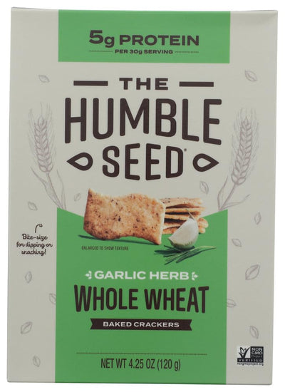 The Humble Seed Garlic Herb Crackers, 4.25 OZ