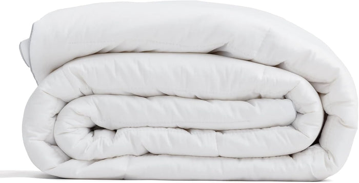Duvet Insert 100% Cotton Comforter Shell Summer Lightweight, Australian Wool Cotton Filling, Noiseless Temperature Regulation Breathable Comfortable Wool Bedding for Luxurious Sleep Queen Size