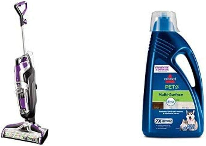 BISSELL CrossWave Edge, Multi-Surface Hard Floor Cleaner Wet Dry Vacuum with Zero-Gap Edge Technology, 4111A