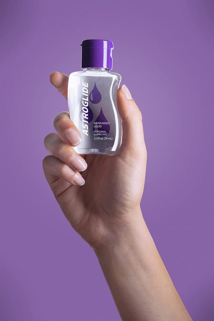 Astroglide Water Based Lube (5oz), Liquid Personal Lubricant, Sex Lube, Long-Lasting for Men, Women and Couples, Safe for Toys