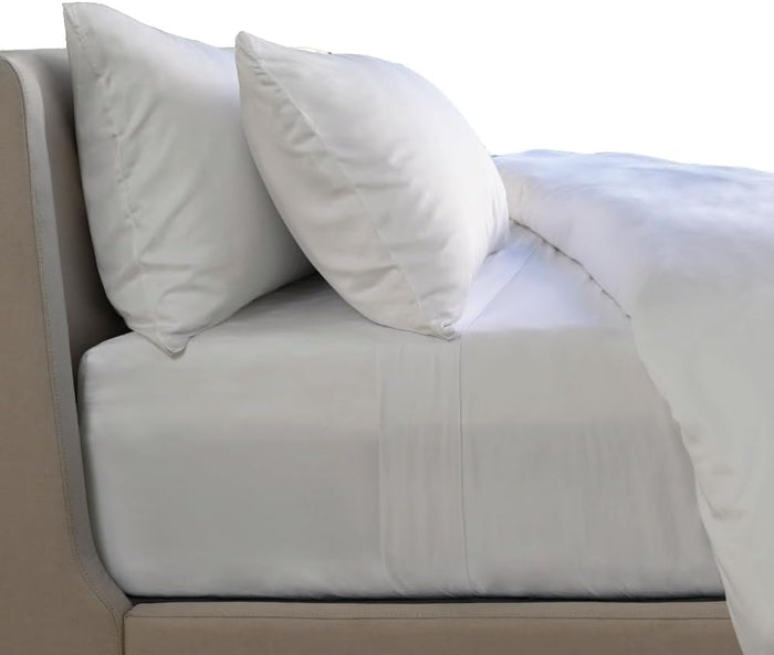 Cariloha Resort 4-Piece Sateen Sheet Set | Blue Lagoon | Queen | Viscose Material | Thermal-Regulating, Extra Soft Cooling Sheets