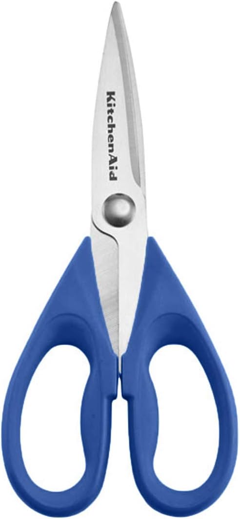 KitchenAid Multipurpose Shear Set, Versatile Scissors with Nutcracker, Bottle Opener, Ergonomic Handles with Protective Blade Covers, 2 Piece