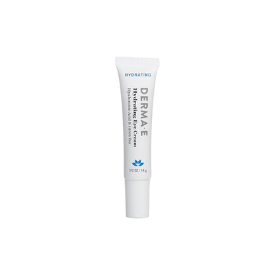 Derma E Hydrating Eye Cream – Firming and Lifting Hyaluronic Acid Treatment - Under Eye and Upper Eyelid Cream Reduces Puffiness and Appearance of Fine Lines, 0.5 oz