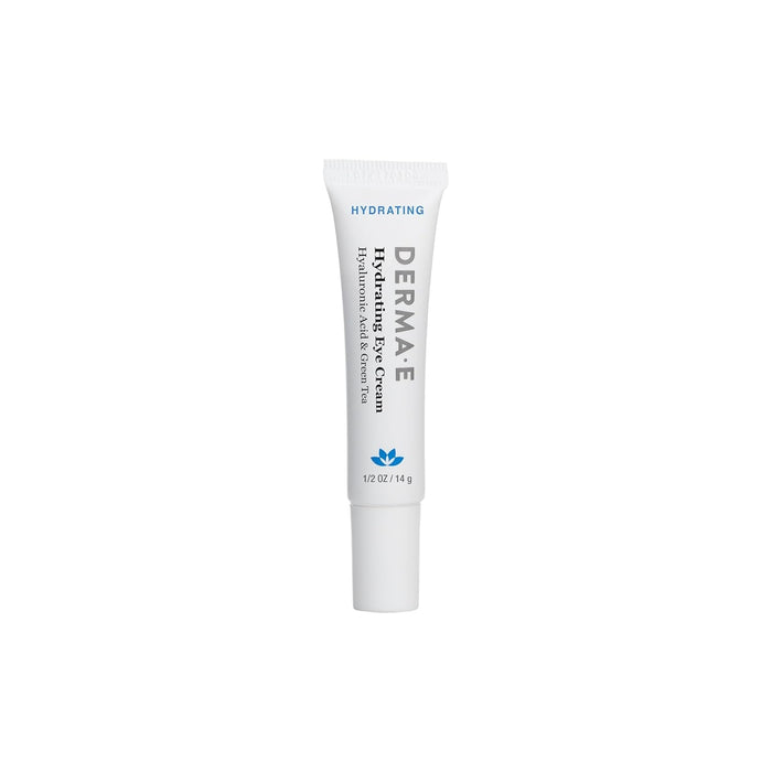 Derma E Hydrating Eye Cream – Firming and Lifting Hyaluronic Acid Treatment - Under Eye and Upper Eyelid Cream Reduces Puffiness and Appearance of Fine Lines, 0.5 oz