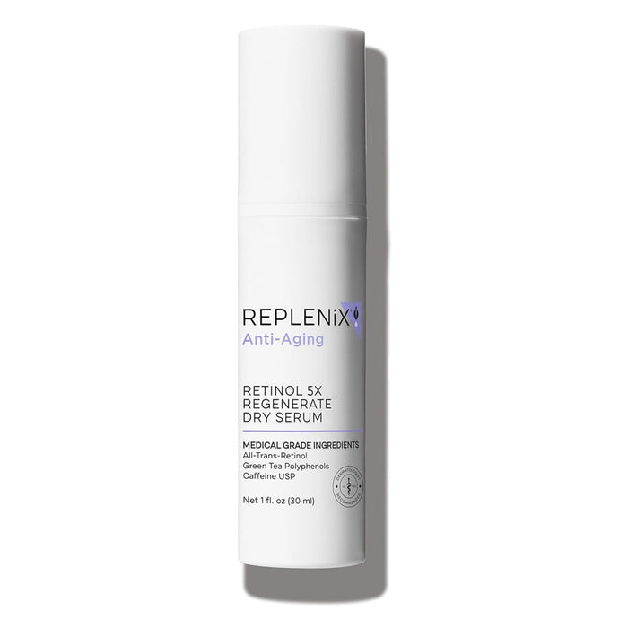 Replenix Anti-Aging Retinol Regenerate Dry Serum, Medical-Grade Quick-Drying Face Serum for Mature Skin (1 fl. oz)