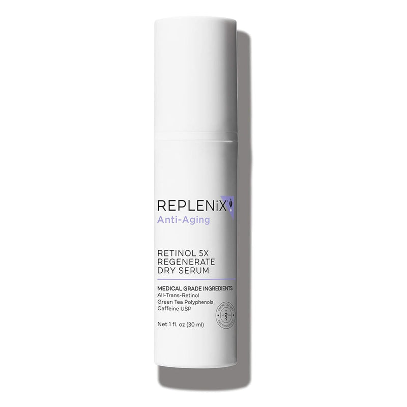 Replenix Anti-Aging Retinol Regenerate Dry Serum, Medical-Grade Quick-Drying Face Serum for Mature Skin (1 fl. oz)
