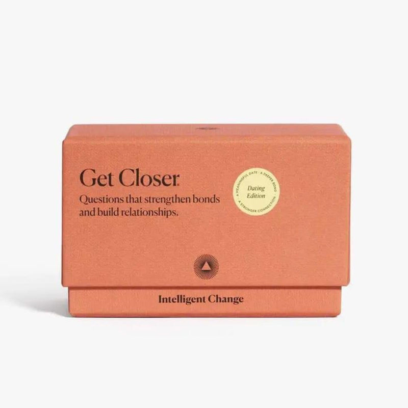 Intelligent Change Get Closer Social Bonding Card Game, Conversation Starters with Fun Questions & Activities, Talking Games for Adults, Icebreaker Game with 100 Question Cards