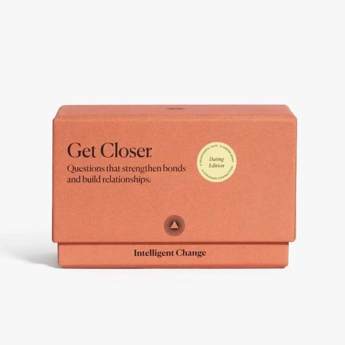 Intelligent Change Get Closer Social Bonding Card Game, Conversation Starters with Fun Questions & Activities, Talking Games for Adults, Icebreaker Game with 100 Question Cards