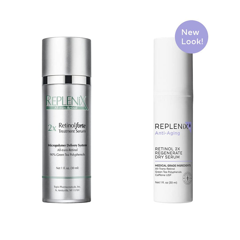 Replenix Anti-Aging Retinol Regenerate Dry Serum, Medical-Grade Quick-Drying Face Serum for Mature Skin (1 fl. oz)