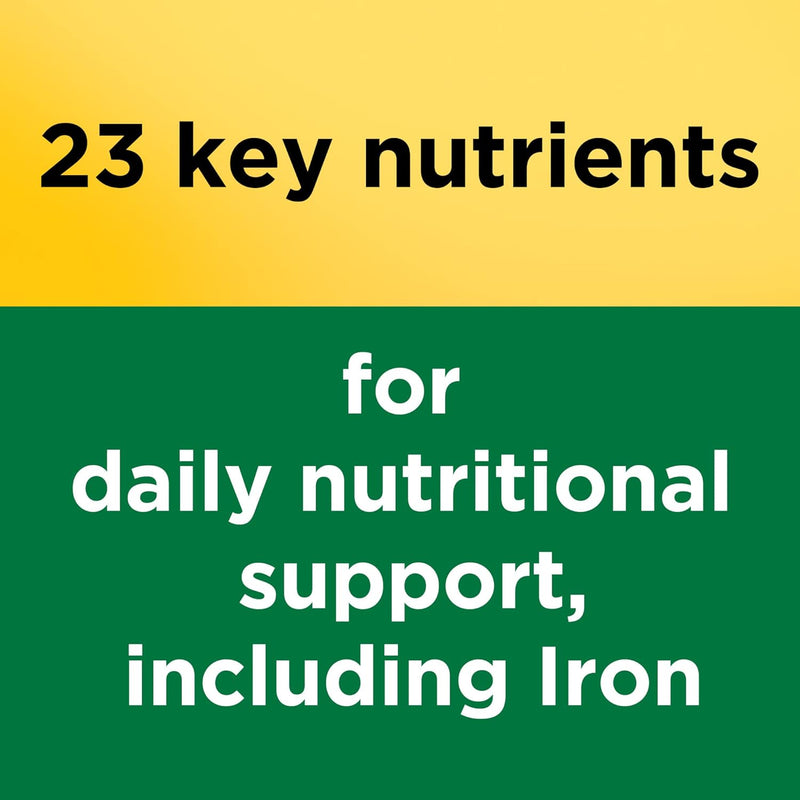 Nature Made Multivitamin Tablets with Vitamin D3 and Iron, 130 Count for Daily Nutritional Support